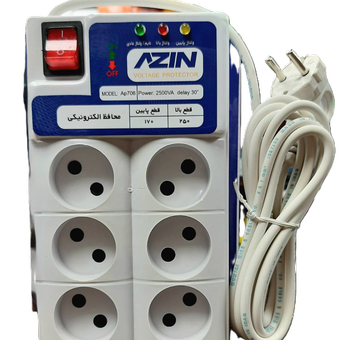 محافظ برق 6 خانه 3 متری آذین مدل AZIN AP706