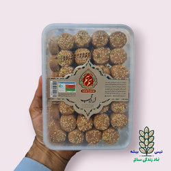 شیرینی آردی با ارده و سهشیره سمسم – طعم اصیل، سالم و خانگی