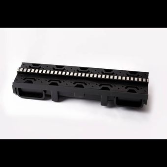 گاتر گریل اسلیم لاین با کانال پلی آمید عرض 13cm با دریچه استیل