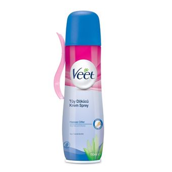 اسپری موبر ویت Veet مناسب پوست های حساس حجم 150 میلی لیتر