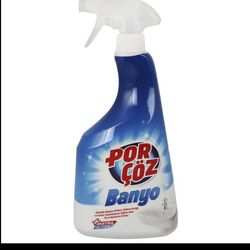 اسپری تمیز کننده سطوح سرویس بهداشتی Banyo پورچوز Porçöz حجم 750 میلی