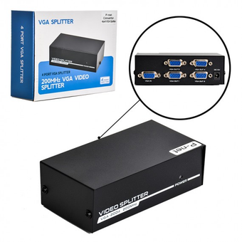 اسپلیتر VGA چهار پورت گریت(GRET) مدل VGA
