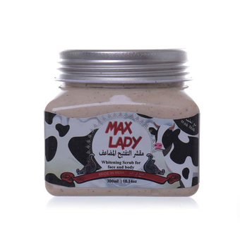 اسکراب شنی لایه بردار صورت و بدن مدل شیر MILK حجم 300 میل
