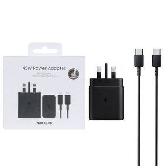 شارژر 45 وات اصلی سامسونگ (سر کارتنی )با گارانتی 18 ماه شرکتی