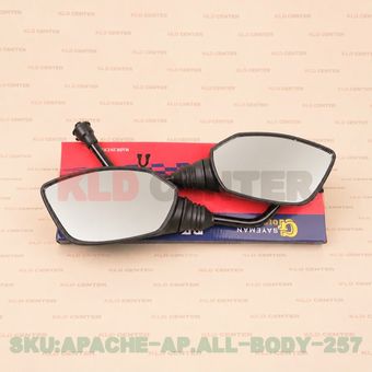 آینه فابریک جفتی موتور آپاچی مناسب AP150,160,180,200cc