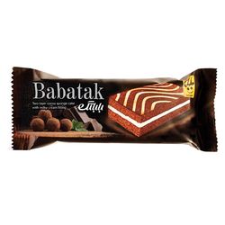 کیک دولایه باباتک 40گرمی 24عددی