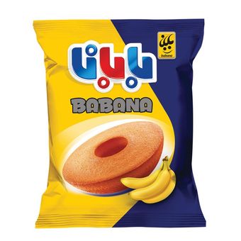 دونات موزی 60گرمی 24عددی بابانا