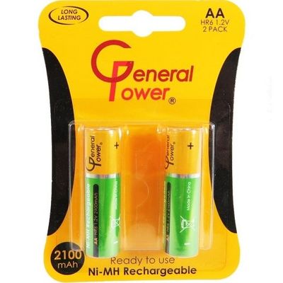 باتری قلم AA شارژی General Power (GP) مدل 2100 mAh