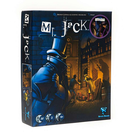 بازی آقای جک نسخه لندن با افزونه Mr. Jack + exp