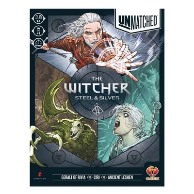 بازی بی همتا آنمچد ویچر پولاد و نقره Unmatched: The Witcher Steel and Silver