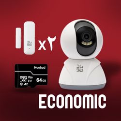 پکیج امن اقتصادی (دوربین 3 مگاپیکسل داخلی ، رم 64 گیگ ، 2 عدد مگنت بیسیم)