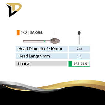 فرز الماسه توربین بشکه ای Barrel برند VD بسته 5 عددی