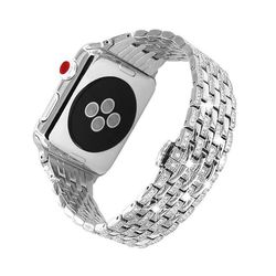 بند فلزی نگین دار اپل واچ 38/40/41 میلی متری