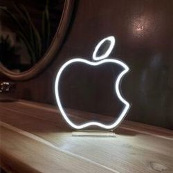 تابلو نئون اپل apple ابعاد 30*35