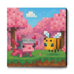 تابلو شاسی ماینکرافت کد3 | سایز9.5×9.5 سانتیمتر | فروشگاه ماینکرافت کالا