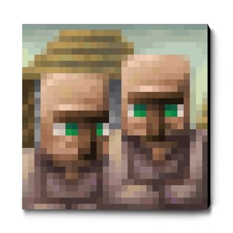 تابلو شاسی ماینکرافت کد4 | سایز9.5×9.5 سانتیمتر | فروشگاه ماینکرافت کالا