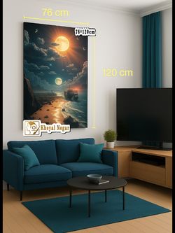 تابلوی تخیلی / سفر به دنیای افسانه‌ها 🌕_ کد  B51