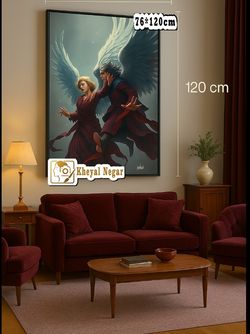 تابلو فرشته ها / فرشتگان آسمانی در کنار هم 🌌✨ _کد B13