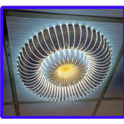 لامپ دست ساز مدل تایل سقفی 2لاین گنبدی 60×60