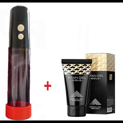 تیتان گلد حجم دهنده اقایان + دستگاه حجم دهنده شارژی