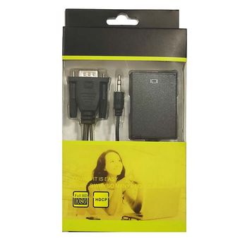 مبدل VGA به HDMI با کابل صدا و پاور