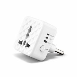 تبدیل برق جهانی تایمردار گرین Green Universal Conversion Plug With Timer