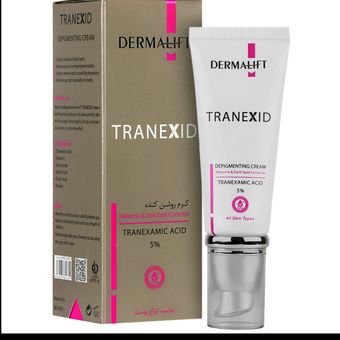 کرم روشن کننده صورت ترنکسید ترانگزامیک اسید و ویتامین C برند درمالیفت