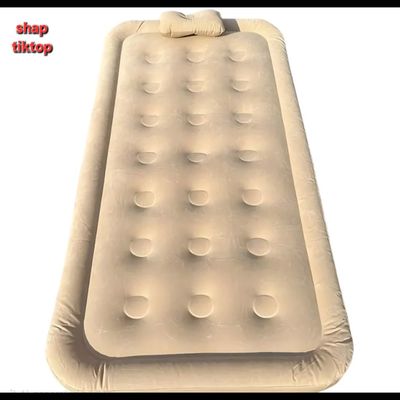 تشک بادی یک نفره به همراه پمپ باد شارژی سایز 100x190x40