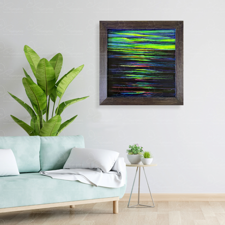 تابلو نقاشی / شفق قطبی