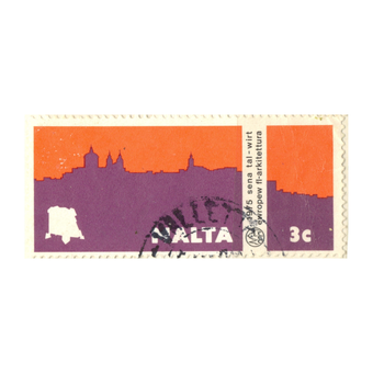 تمبر خط آسمان 1975 مالتا