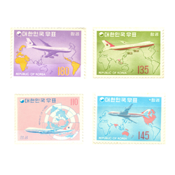 تمبر هواپیما دور جهان 1973 کره جنوبی