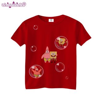 تیشرت زیبای باب اسفنجی رنگ قرمز