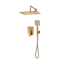 دوش حمام کسری مدل دامون توکارطلایی(تیپ3 بازویی دیواری)
