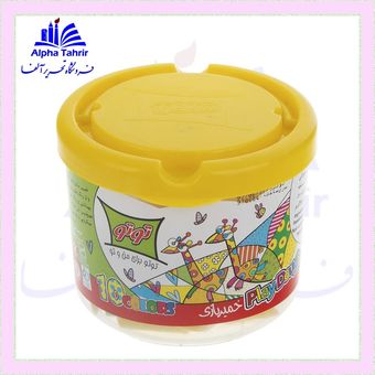 خمیربازی سطلی  10 رنگ توتو
