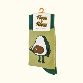 جوراب زنانه ساق دار آووکادو