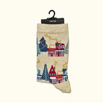 جوراب زنانه ساق دار چتیک خانه‌ها