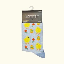 جوراب زنانه ساق دار اکمن جوجه طلایی