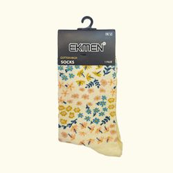 جوراب زنانه ساق دار اکمن گل گلی