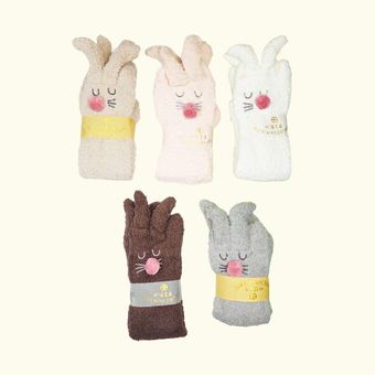 جوراب زنانه نیم ساق بوکله عروسکی خرگوش گوش دراز