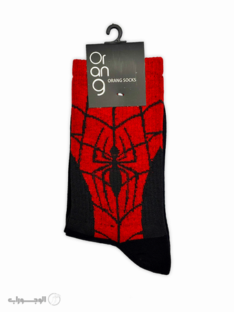 جوراب طرح اسپایدرمن کش انگلیسی فانتزی - ده جفتی
