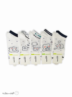 جوراب مچی فانتزی طرح خرسی کالکشن 5 طرح