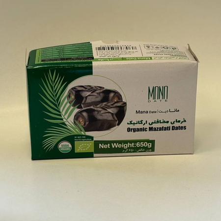 خرما مضافتی ارگانیک مانادیت 600-650 گرم