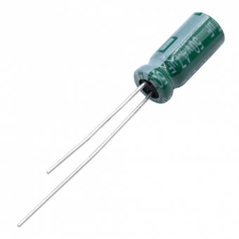 خازن الکترولیتی امپدانس پایین 4.7uF / 50V تایوانی مارک TAICON سری PW
