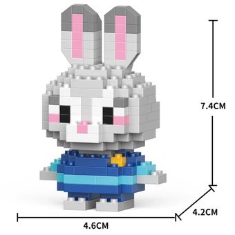 لگو فیگور ساختنی 189تکه بریکس مدل خرگوش زوتوپیا