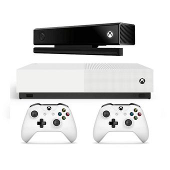 خرید xbox one s دیجیتال دو دسته همراه با کینکت | ایکس باکس وان اس دیجیتال 1TB ریفر