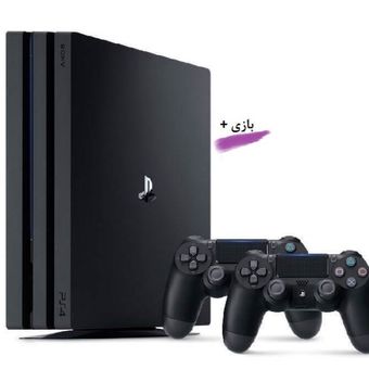 خرید ps4 pro 7216 همراه با دو دسته با بازی | قیمت پلی استیشن4 پرو دو دسته با بازی ریفر