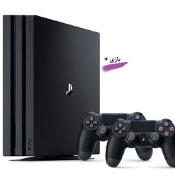 خرید ps4 pro 7216 همراه با دو دسته با بازی | قیمت پلی استیشن4 پرو دو دسته با بازی ریفر
