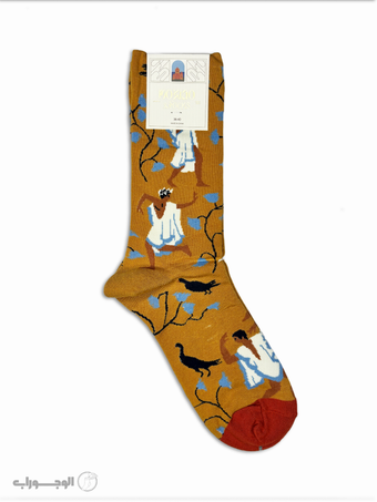 جوراب ساقدار زنانه ماکسیو طرح پسر یونانی