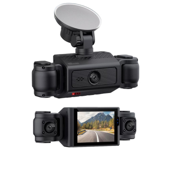 دوربین خودرو چهار لنزه مانیتوردار رم خور 4مگ LENA