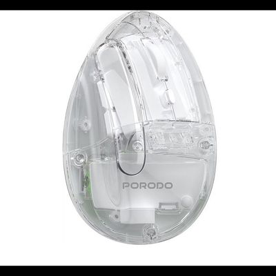 ماوس بی سیم شفاف پرودو مدل ETK01 ا Porodo Vertical 4800 DPI Wireless Mouse